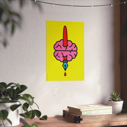 Impresión de bellas artes Giclée - ¡Detenga la censura! Ciudadanos por países libres 