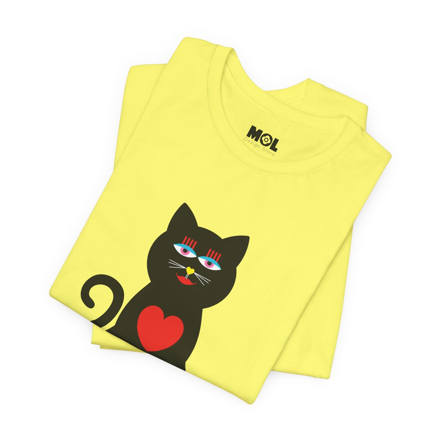 Unisex-T-Shirt – Design: Katzenliebe
