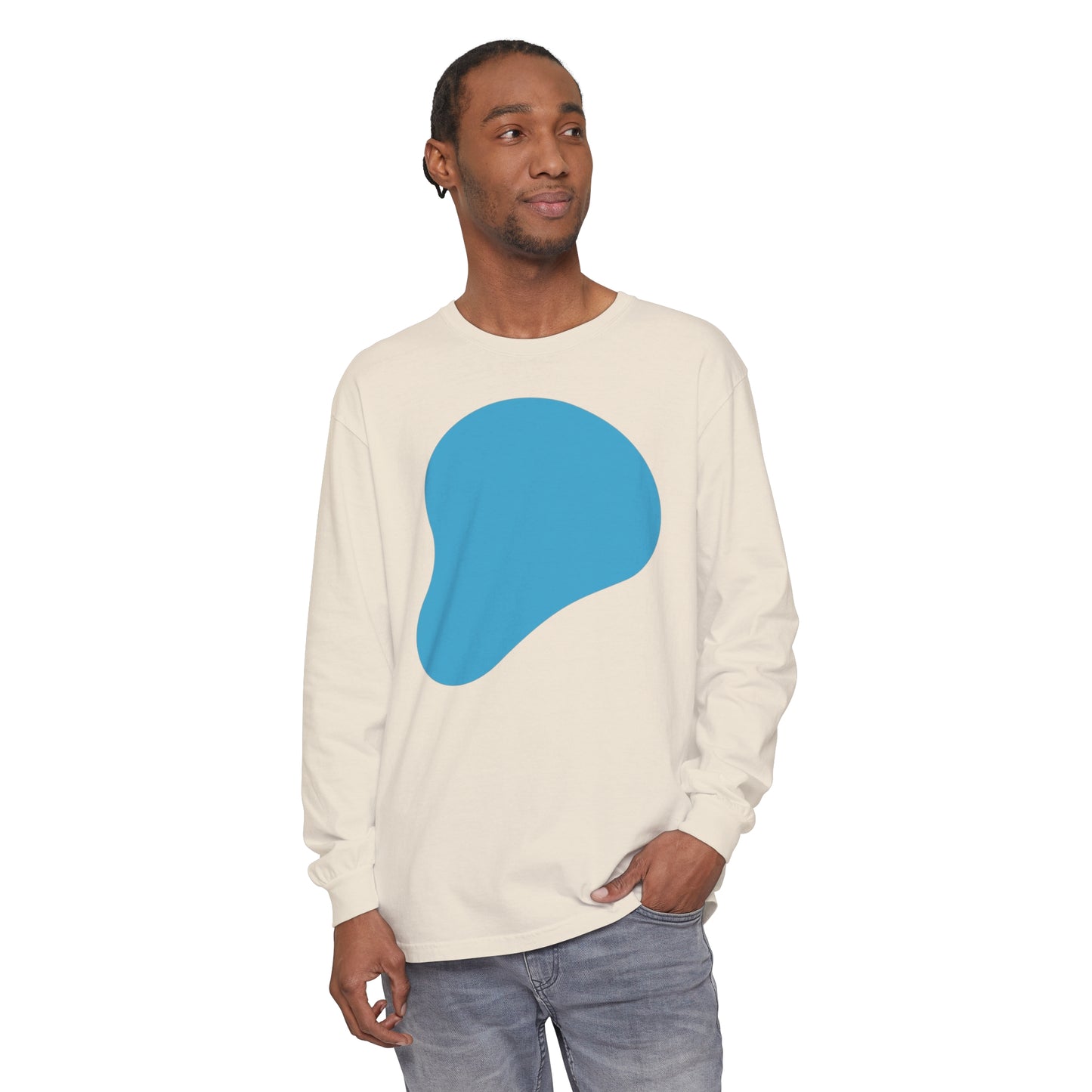 Unisex Garment-dyed Long Sleeve T-Shirt assorted images and colors!
