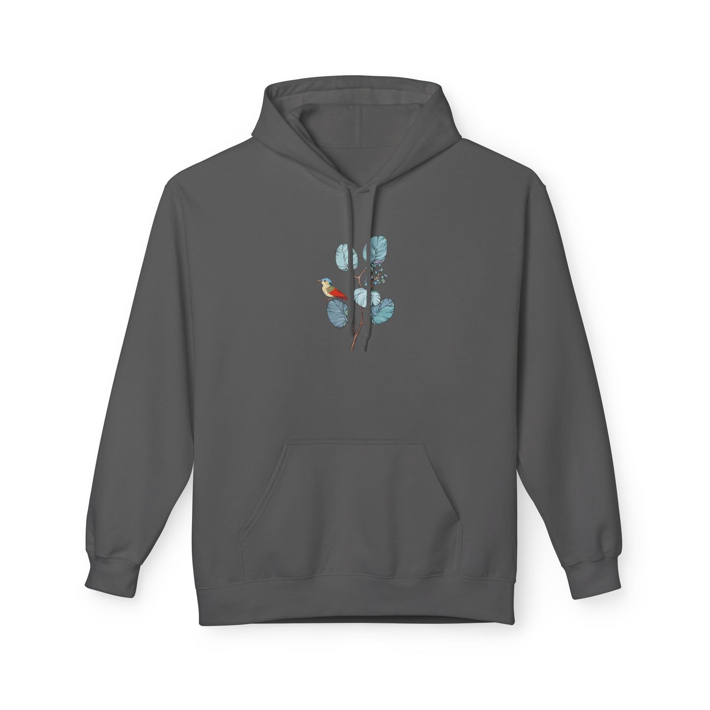 Unisex Midweight Softstyle Fleece Hoodie Vplants - Bird