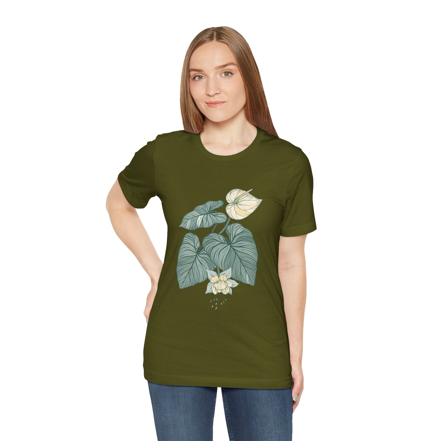 Unisex Staple T-Shirt | Bella + Canvas 300 - Vplants Monstrera