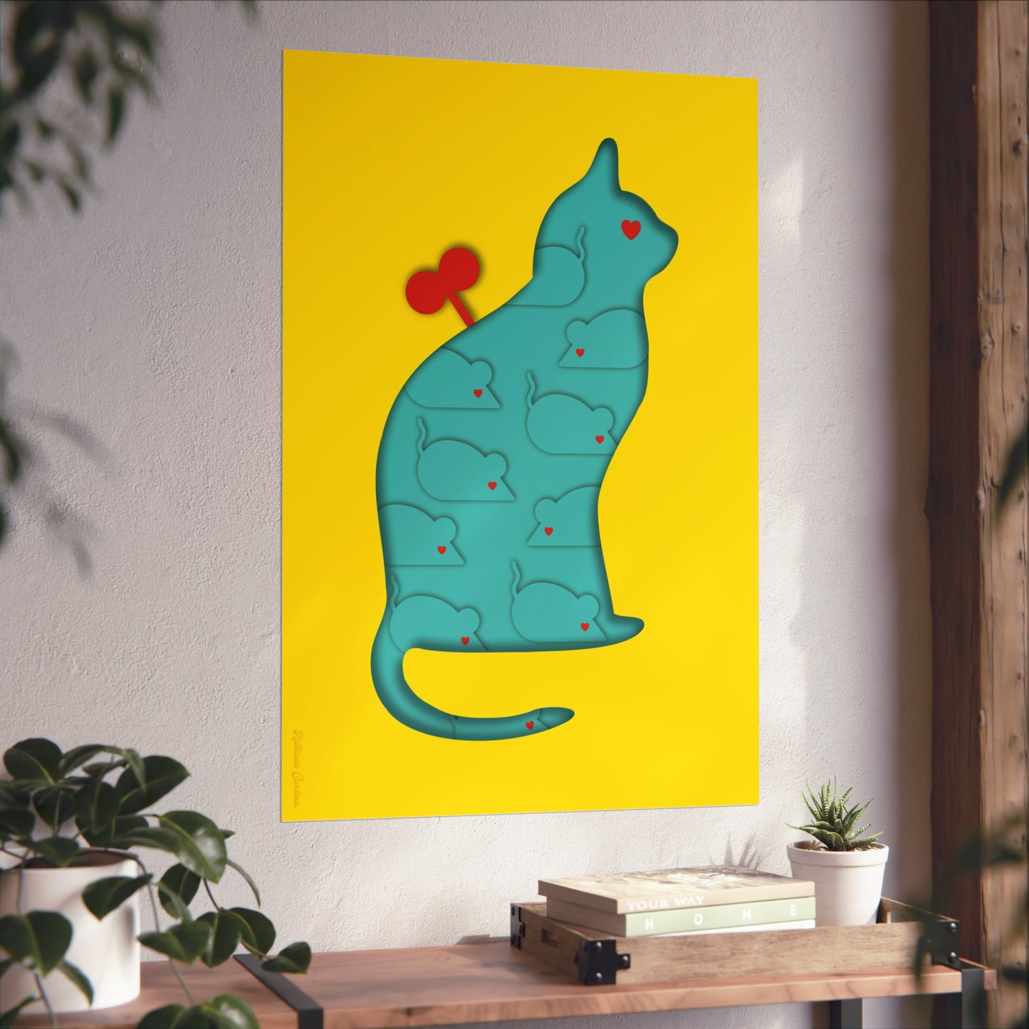 Giclée Fine Art Print  - Coexistence yellow