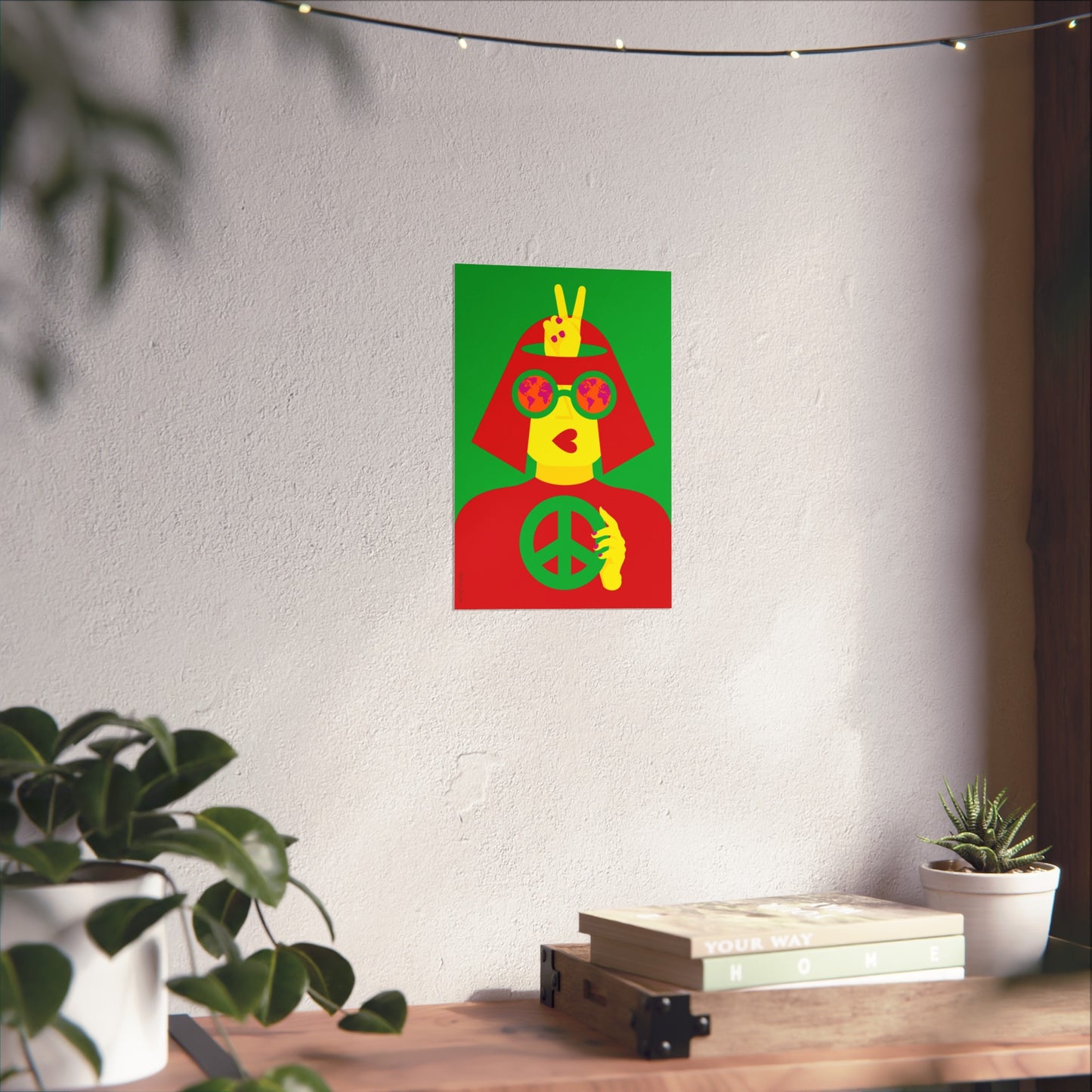 Giclée-Kunstdruck – Frieden für die Welt 