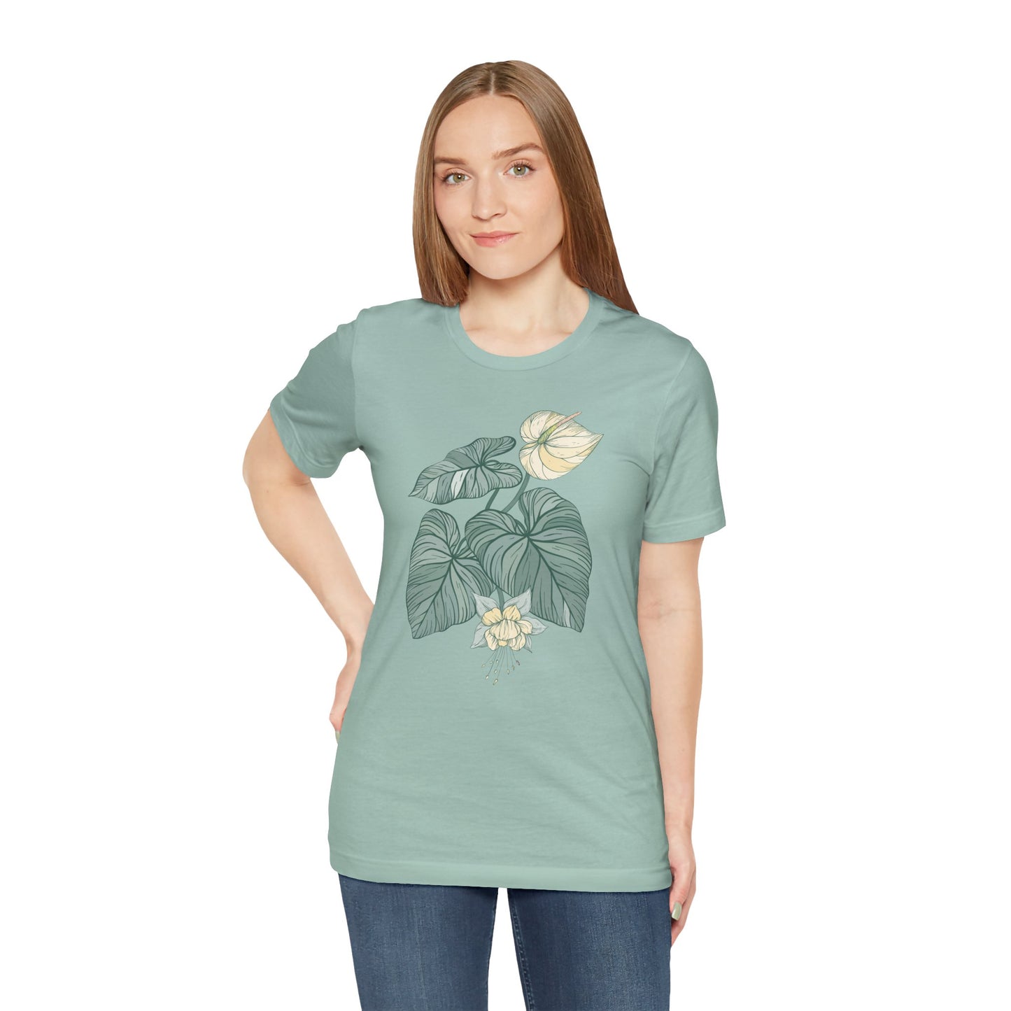 Unisex Staple T-Shirt | Bella + Canvas 300 - Vplants Monstrera