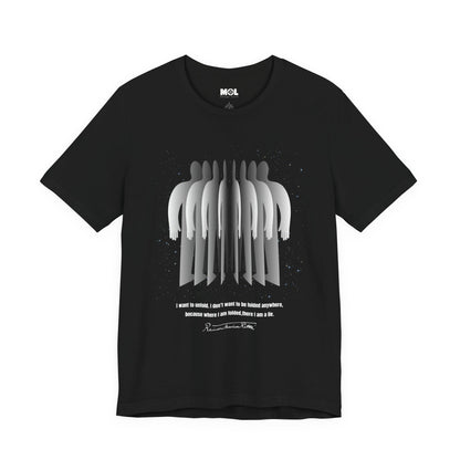 Unisex-T-Shirt - Design Unfold Rilke