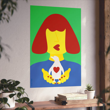 Giclée Fine Art Print - Save them, Lady Galapagos