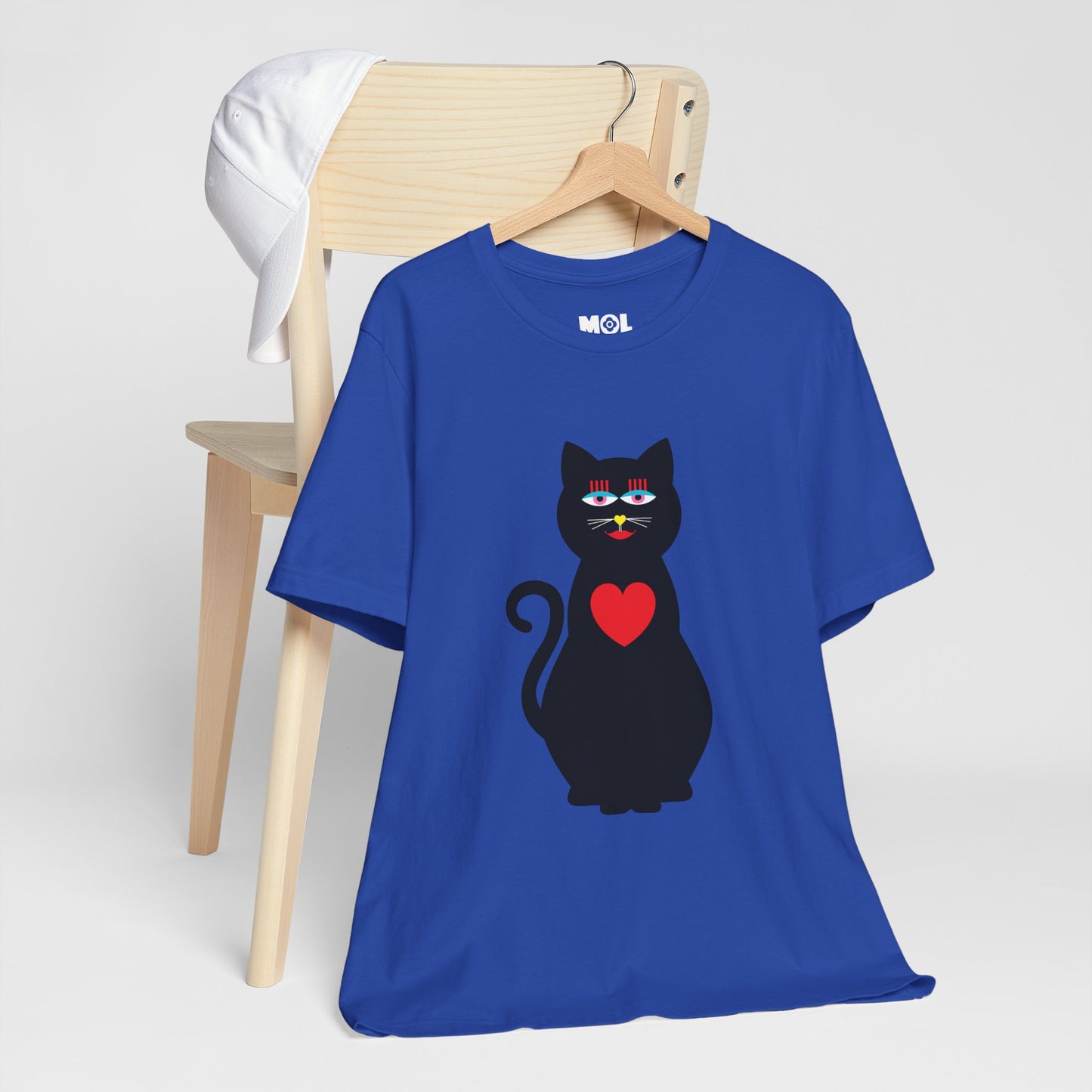 Unisex-T-Shirt – Design: Katzenliebe