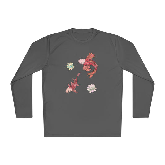 Unisex Langarmshirt Leicht Vplants - Koi