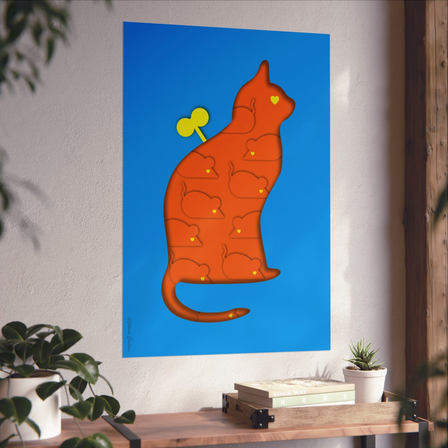 Giclée Fine Art Print  - Coexistence blue