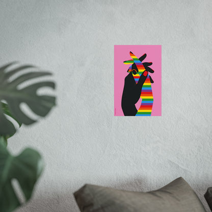 Giclée Fine Art Print  - Acceptance Lgbti Hands