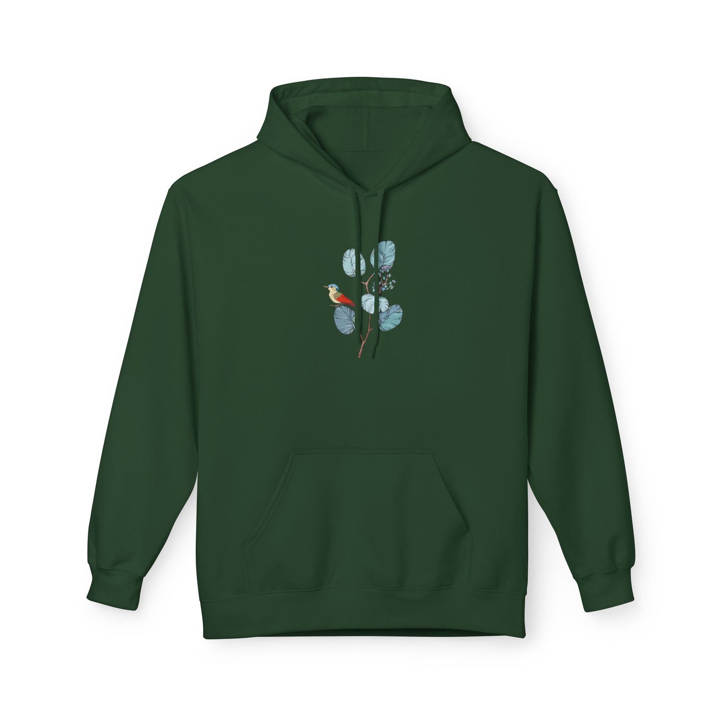 Unisex Midweight Softstyle Fleece Hoodie Vplants - Bird