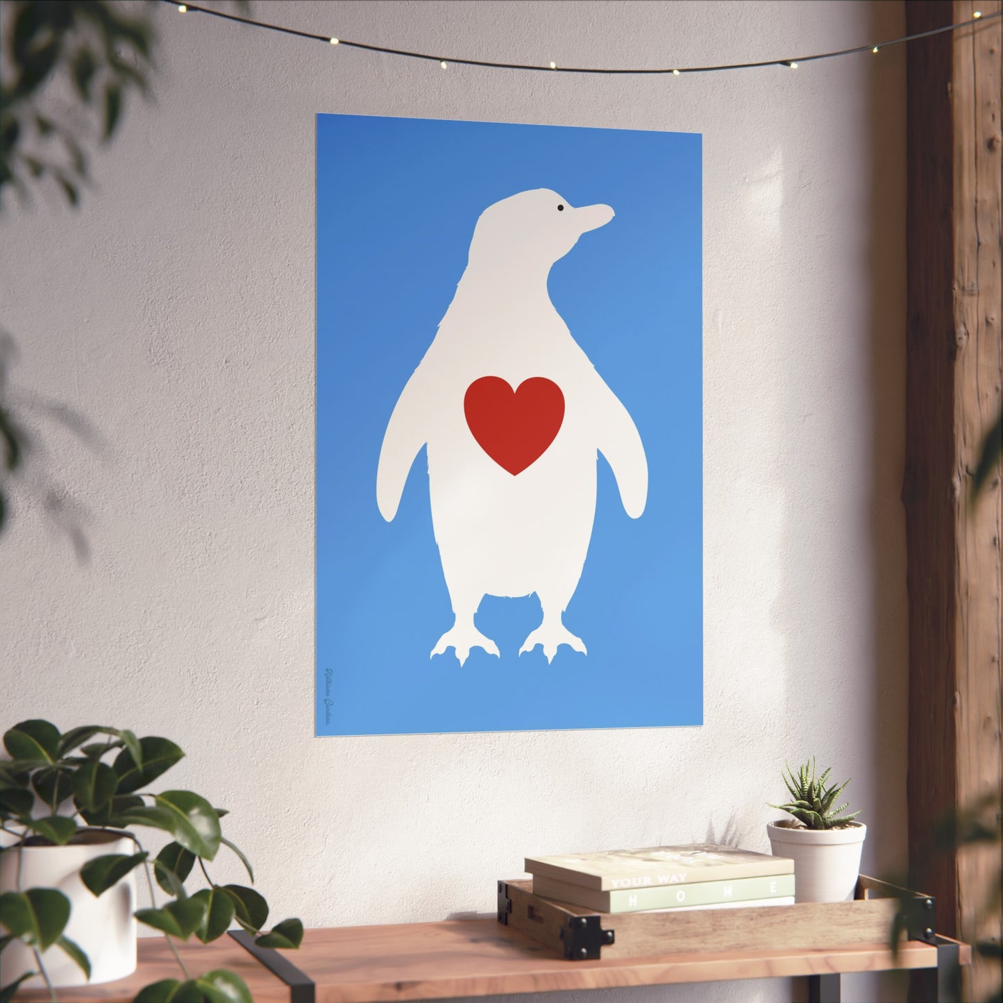 Giclée Fine Art Print - Sálvalos, Pingüino Galápagos 
