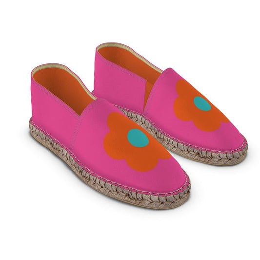 Esparilles Flower orange and pink