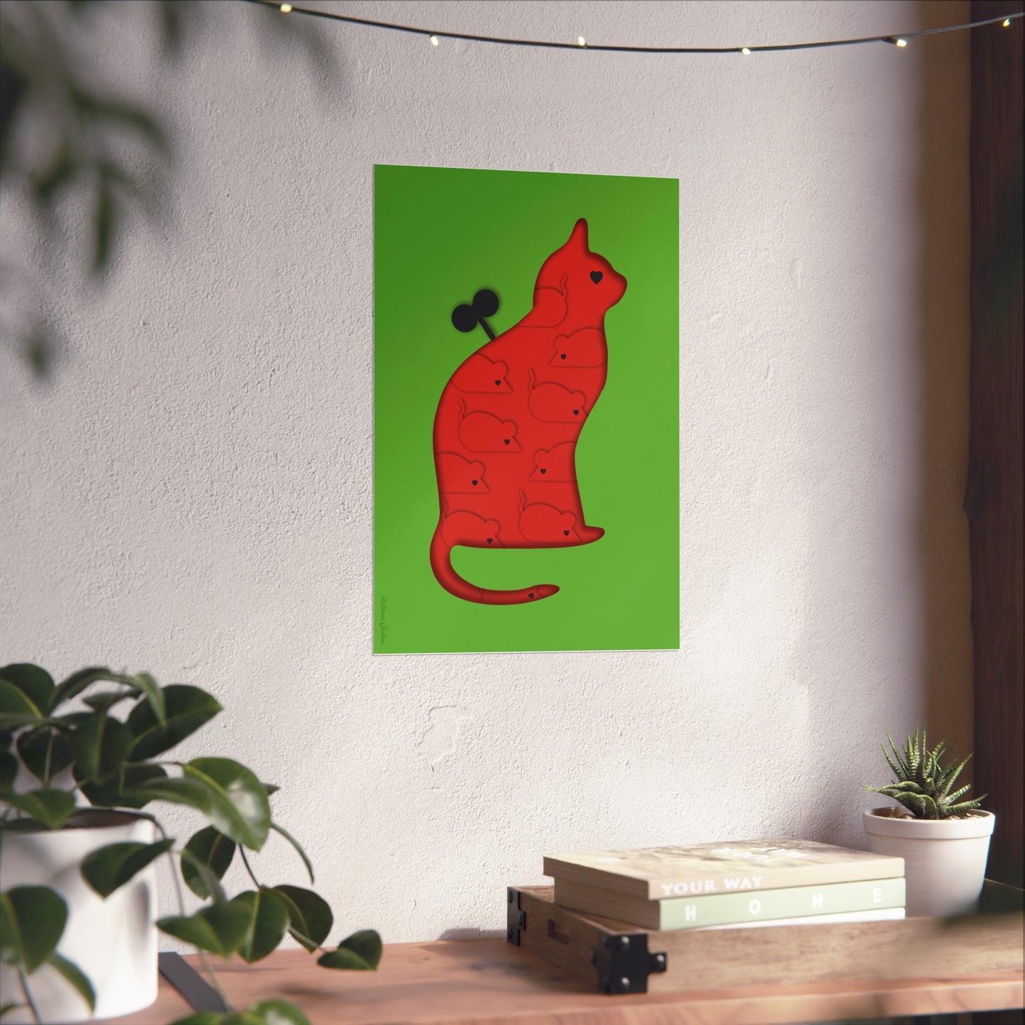 Giclée Fine Art Print  - Coexistence green