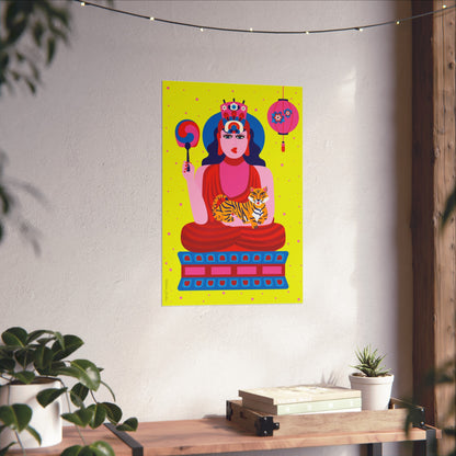 Giclée Fine Art Print  - Anyeong Korea - Buddha Statue, Seokguram Grotto