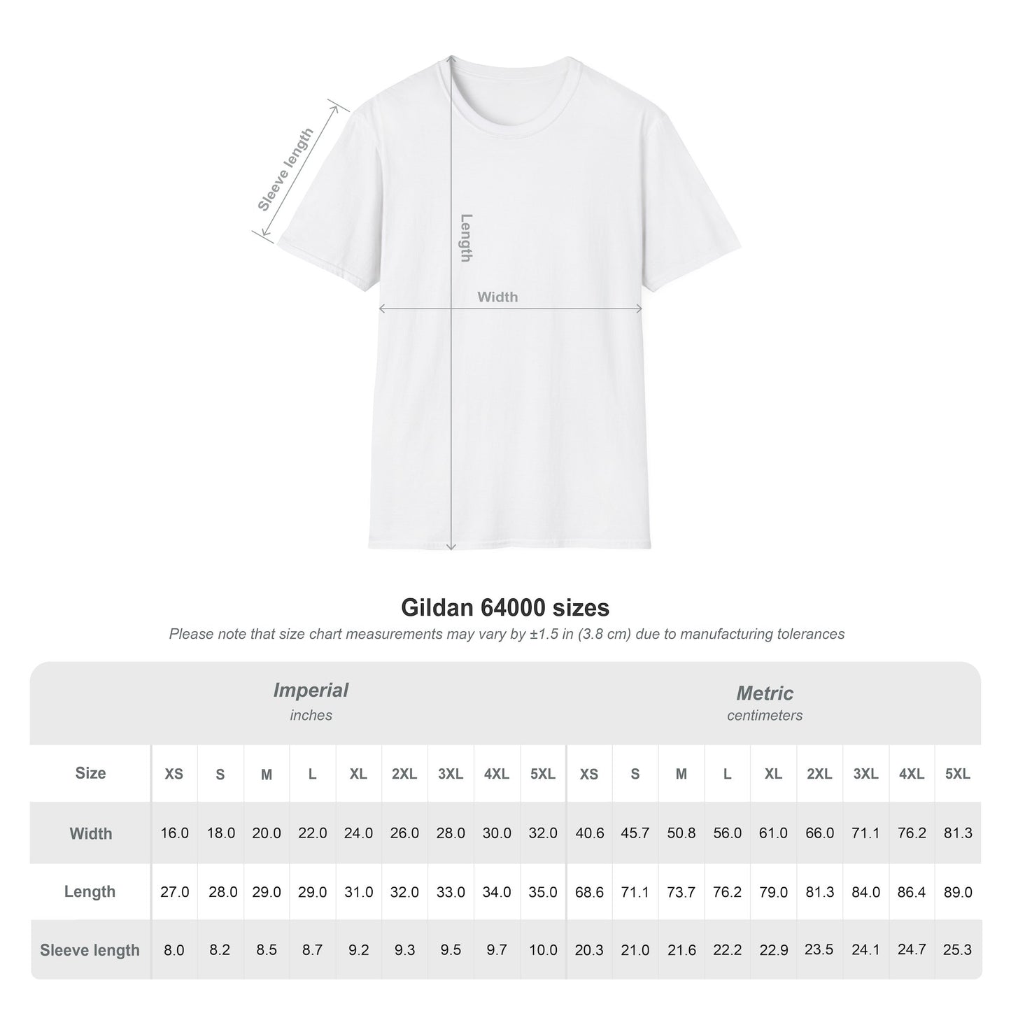 Frieden &amp; Liebe Herzliches Unisex Softstyle T-Shirt 
