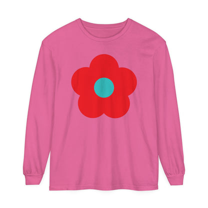 Unisex Garment-dyed Long Sleeve T-Shirt assorted images and colors!
