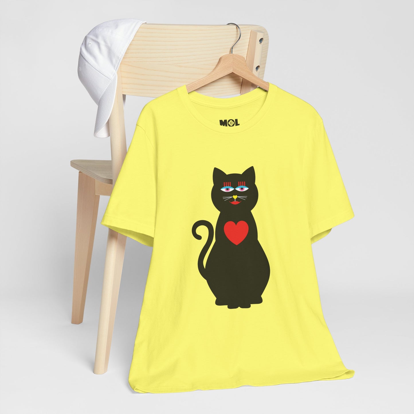 Unisex-T-Shirt – Design: Katzenliebe