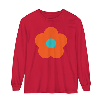 Unisex Garment-dyed Long Sleeve T-Shirt assorted images and colors!