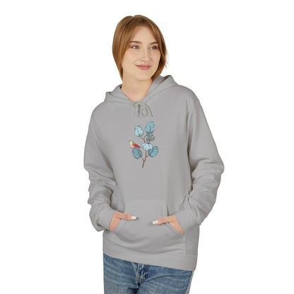 Unisex Midweight Softstyle Fleece Hoodie Vplants - Bird