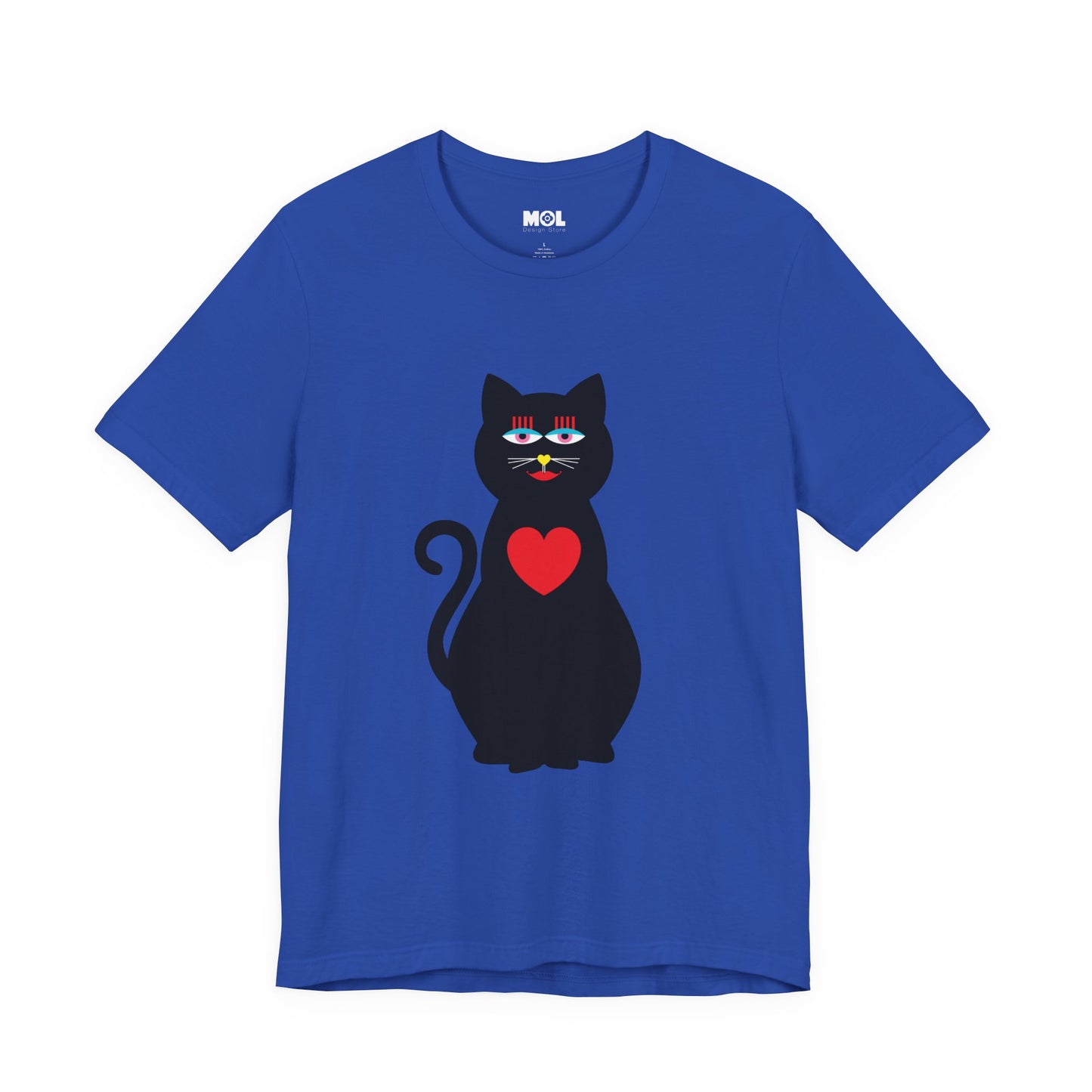 Unisex-T-Shirt – Design: Katzenliebe
