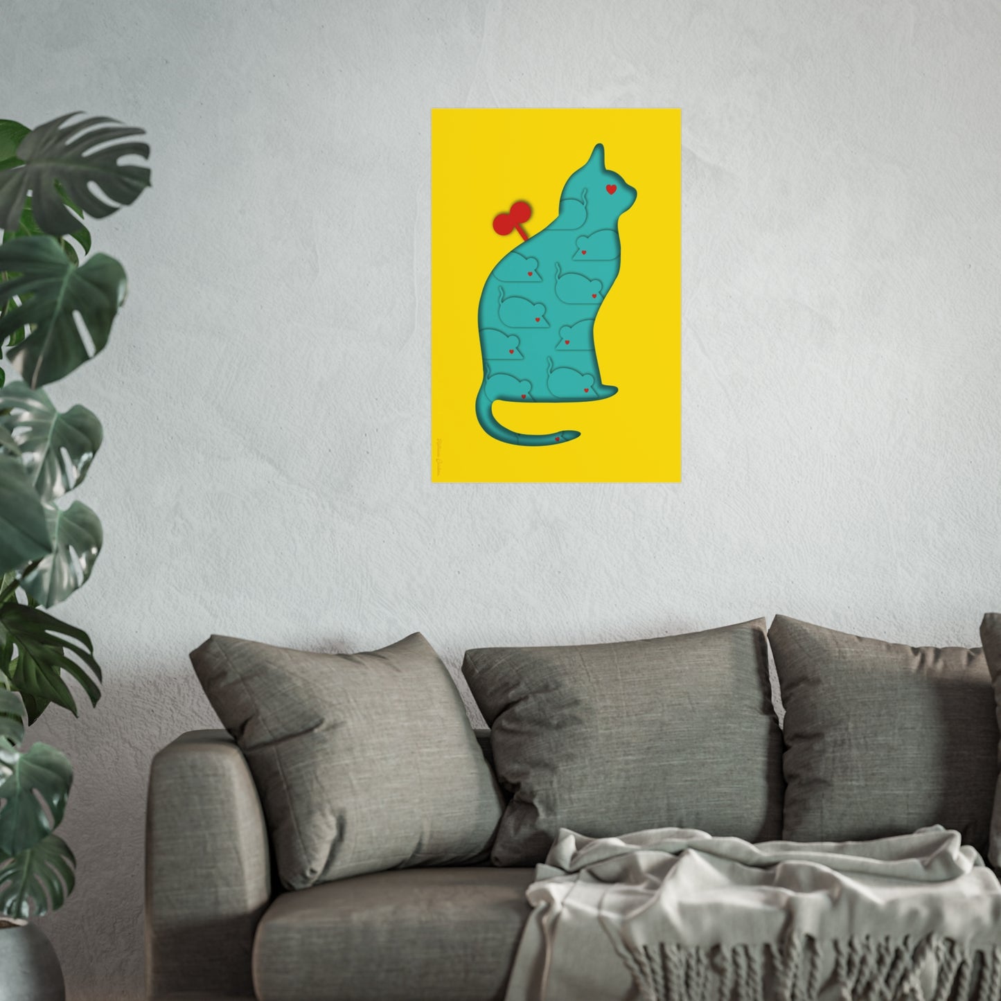 Giclée Fine Art Print  - Coexistence yellow