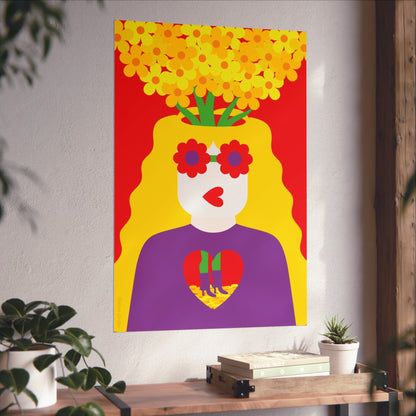 Giclée Fine Art Print  - Tree & Me - Araguaney
