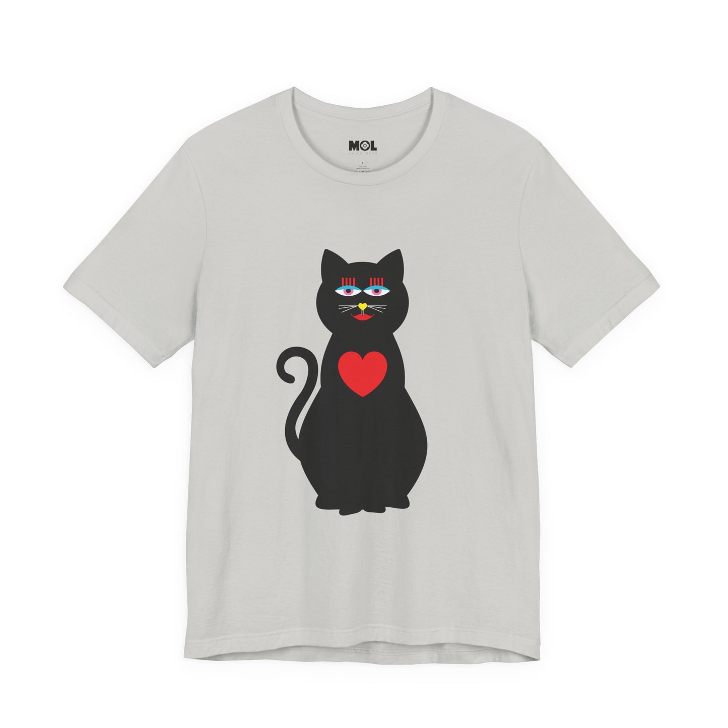 Unisex-T-Shirt – Design: Katzenliebe