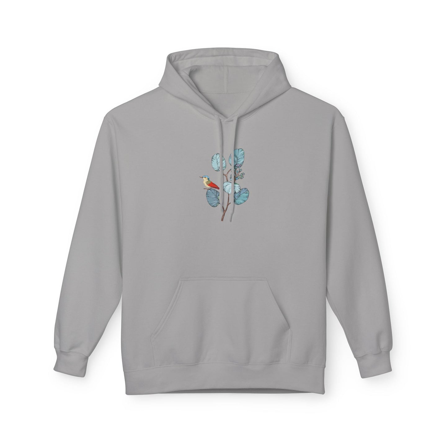 Unisex Midweight Softstyle Fleece Hoodie Vplants - Bird