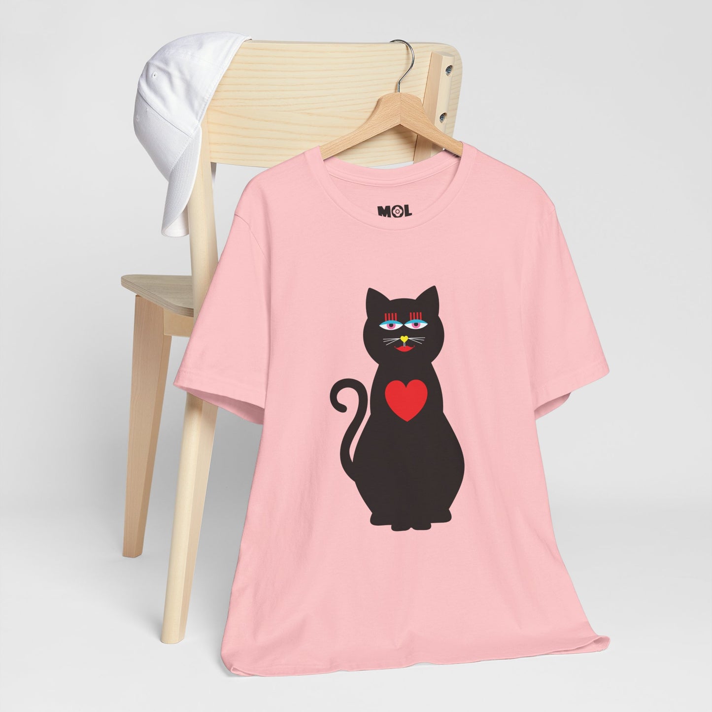 Unisex-T-Shirt – Design: Katzenliebe