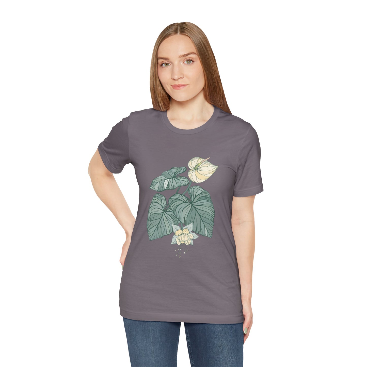 Unisex Staple T-Shirt | Bella + Canvas 300 - Vplants Monstrera