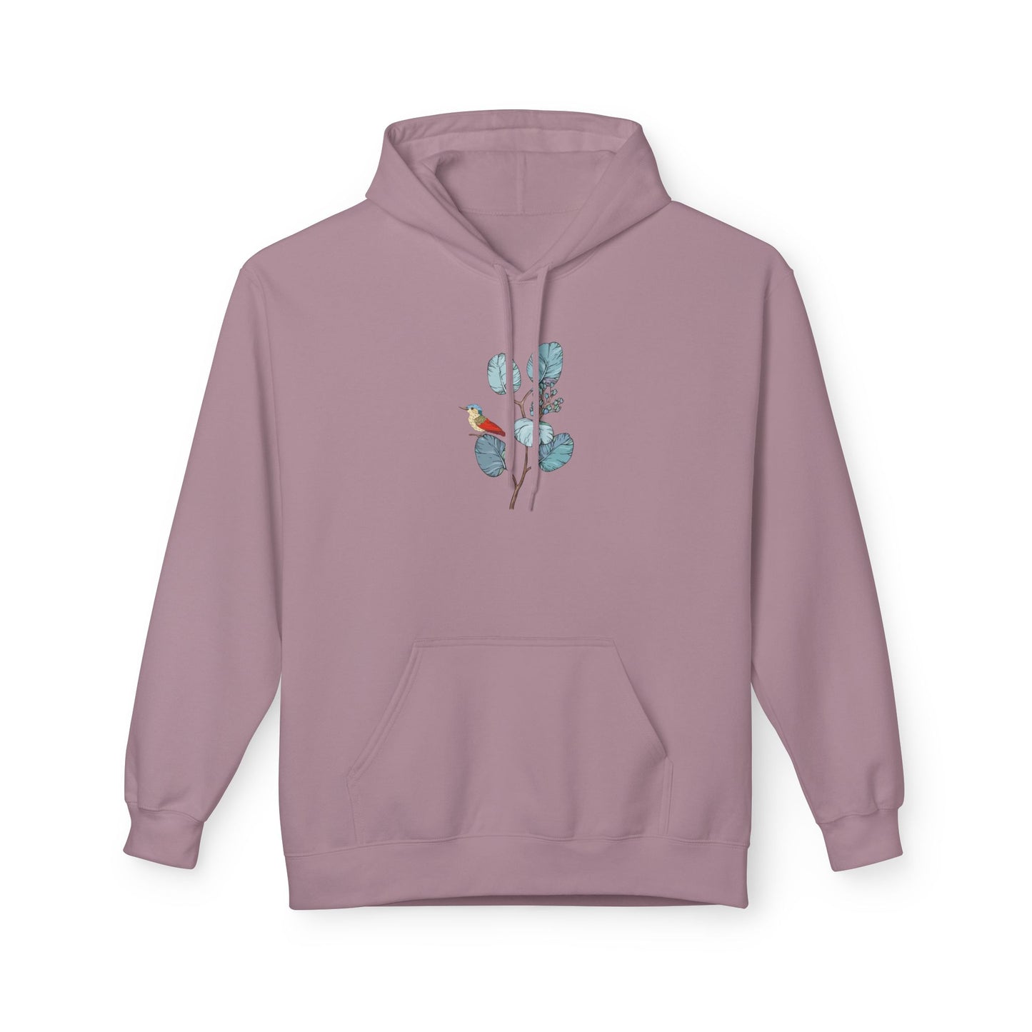 Unisex Midweight Softstyle Fleece Hoodie Vplants - Bird