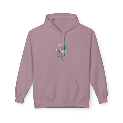 Unisex Midweight Softstyle Fleece Hoodie Vplants - Bird