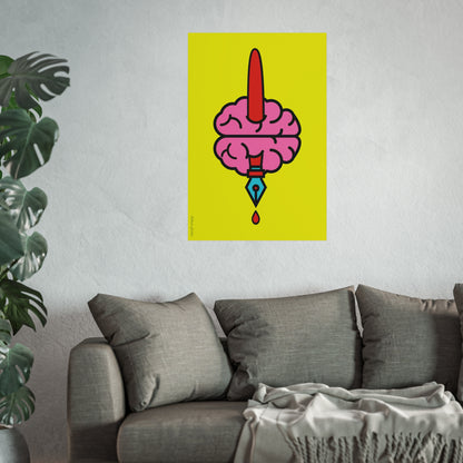 Impresión de bellas artes Giclée - ¡Detenga la censura! Ciudadanos por países libres 