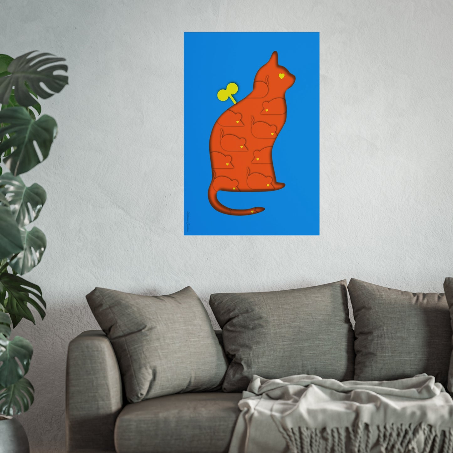Giclée Fine Art Print  - Coexistence blue