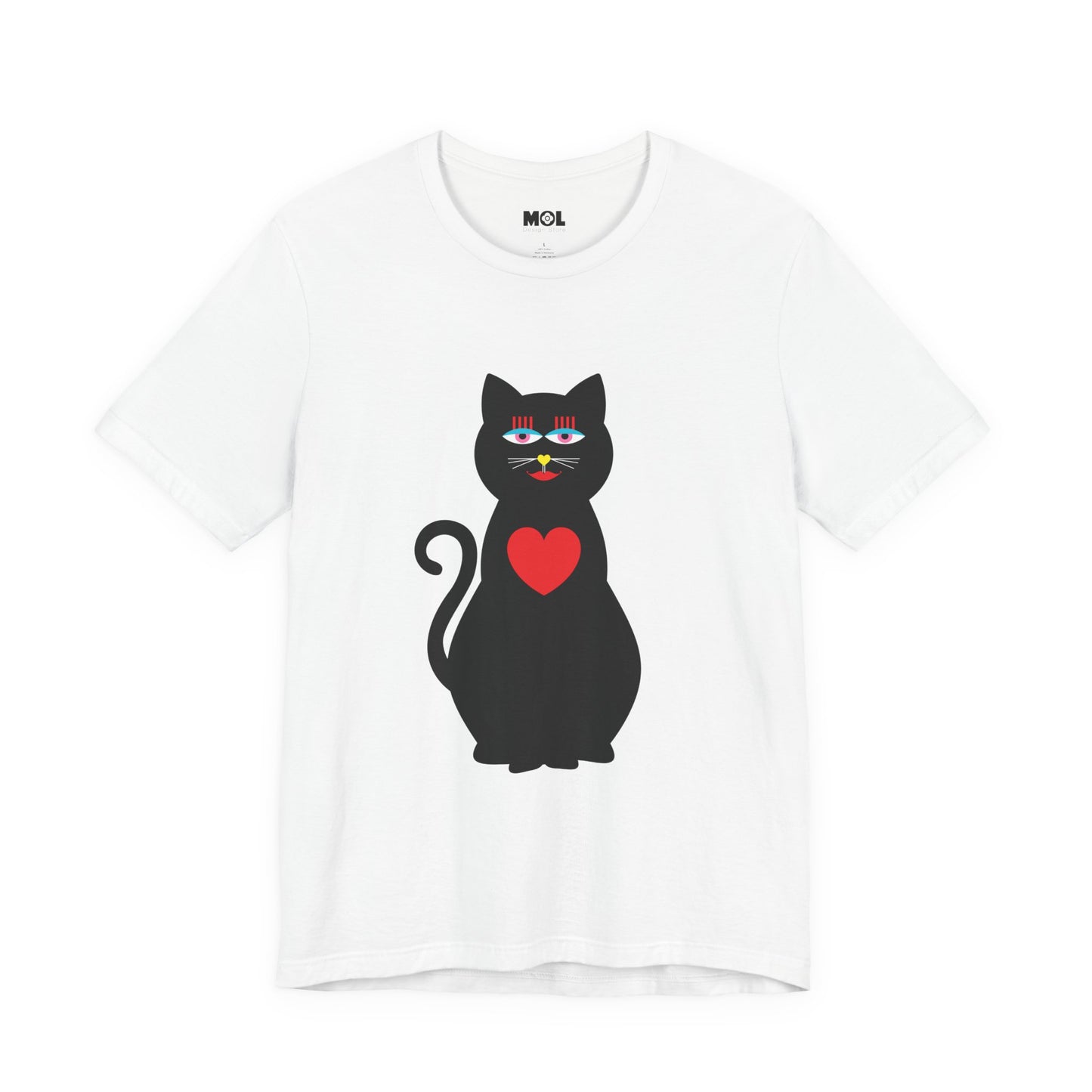 Unisex-T-Shirt – Design: Katzenliebe