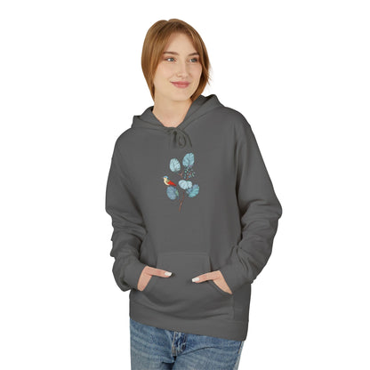 Unisex Midweight Softstyle Fleece Hoodie Vplants - Bird