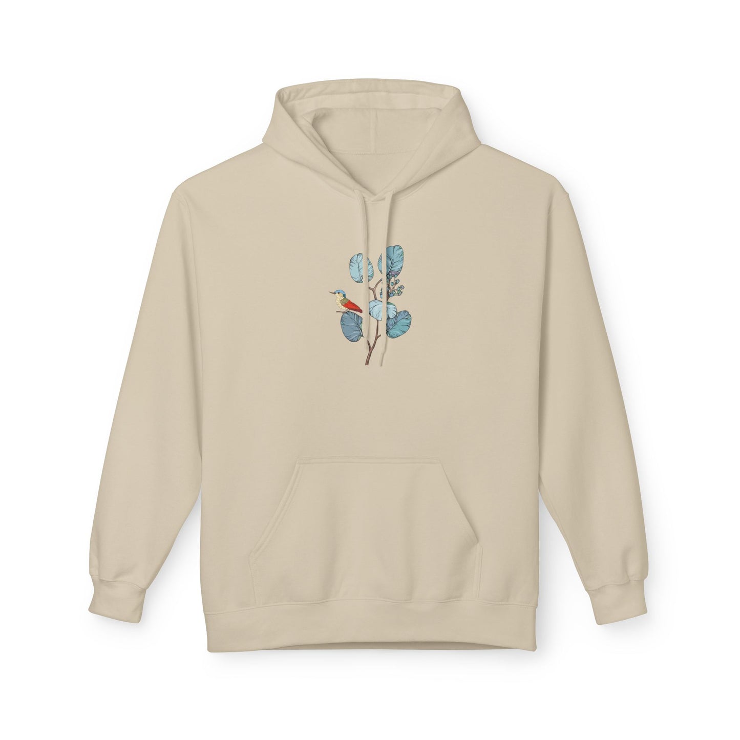 Unisex Midweight Softstyle Fleece Hoodie Vplants - Bird