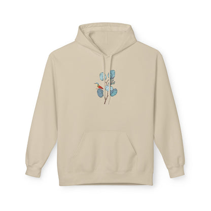Unisex Midweight Softstyle Fleece Hoodie Vplants - Bird