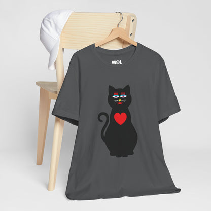 Unisex-T-Shirt – Design: Katzenliebe