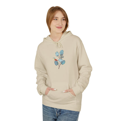 Unisex Midweight Softstyle Fleece Hoodie Vplants - Bird