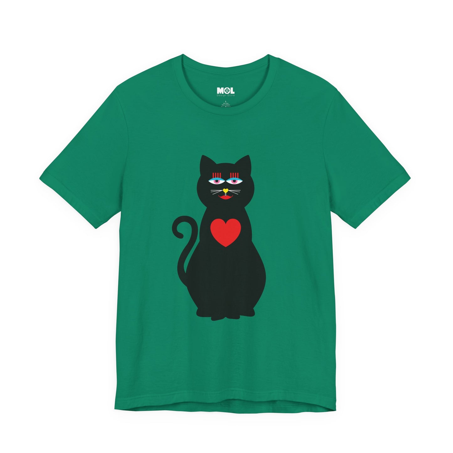 Unisex-T-Shirt – Design: Katzenliebe