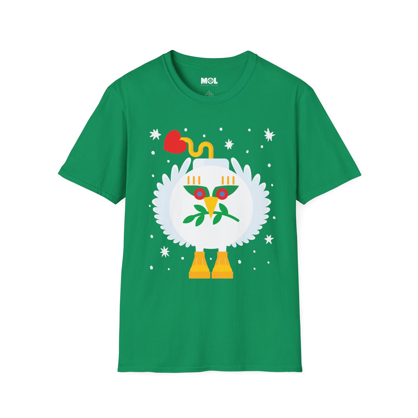 T-shirt unisexe Only Peace Bombs Softstyle