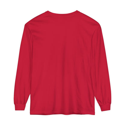 Unisex Garment-dyed Long Sleeve T-Shirt assorted images and colors!