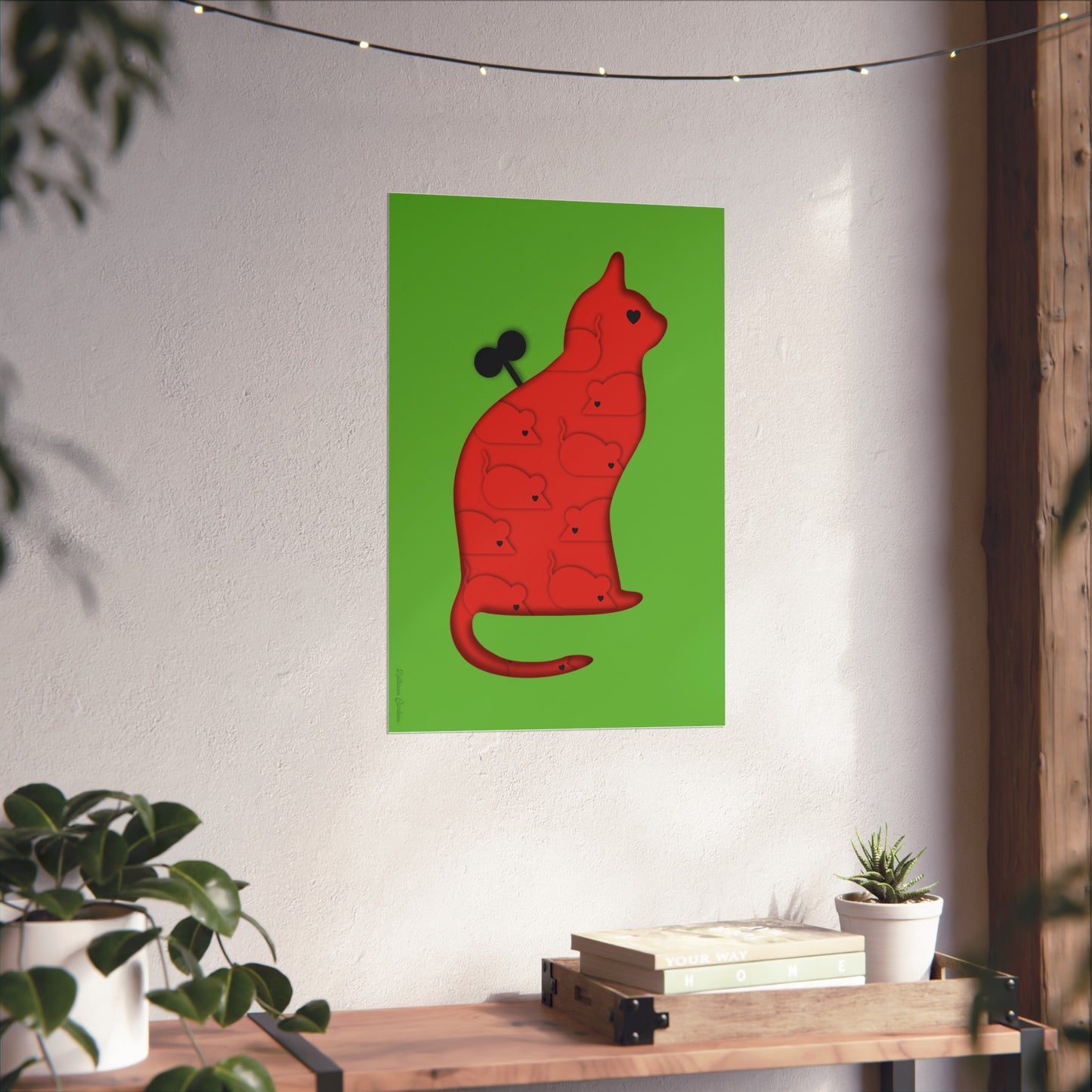 Giclée Fine Art Print  - Coexistence green