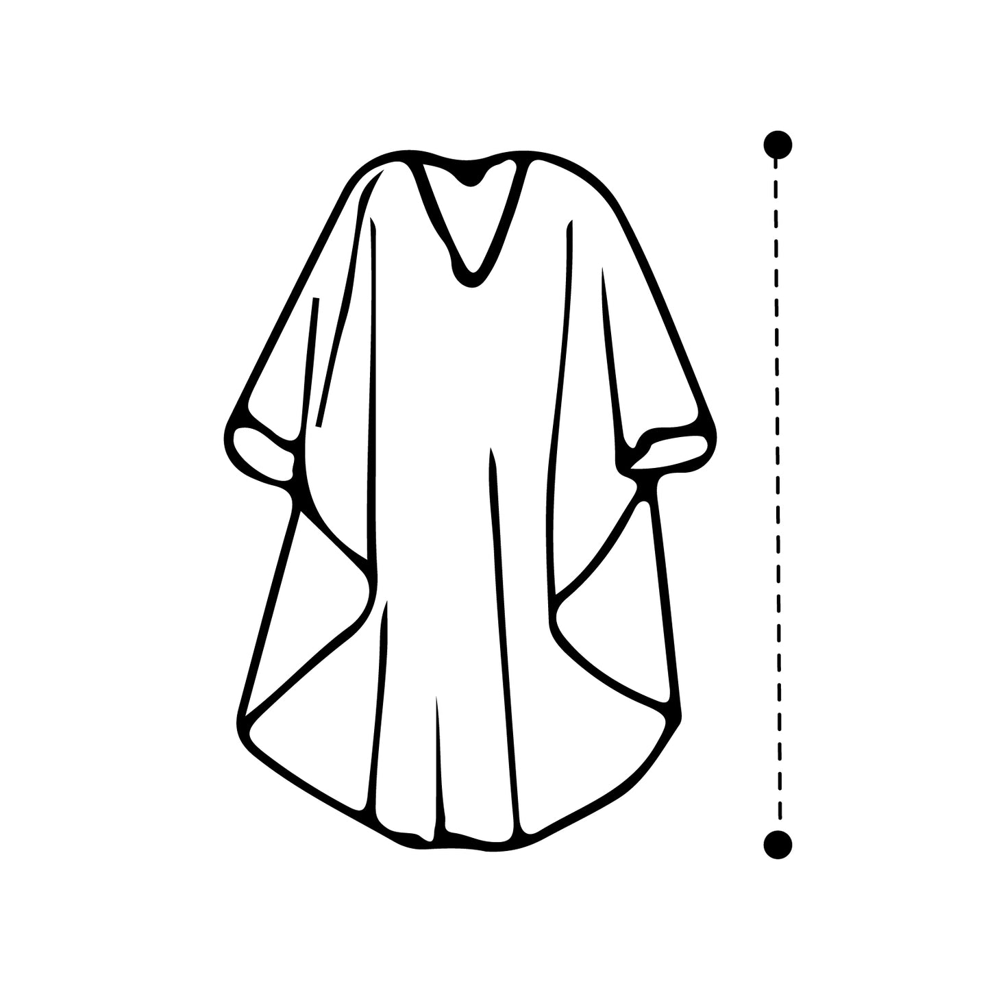 Picasso Style Silk Kaftan