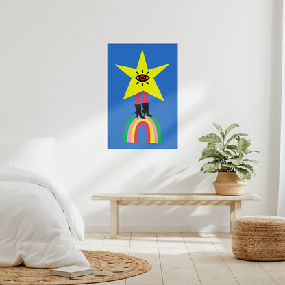 Giclée Fine Art Print - The Subjects Look, The Objects Gaze -Star version-