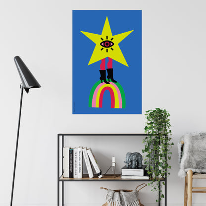 Giclée Fine Art Print - The Subjects Look, The Objects Gaze -Star version-