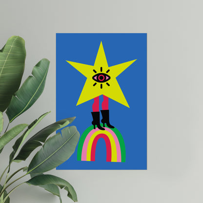 Giclée Fine Art Print - The Subjects Look, The Objects Gaze -Star version-