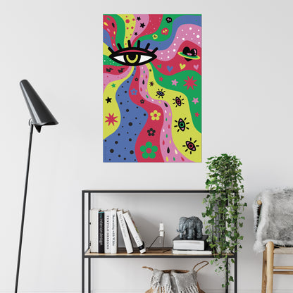 Giclée Fine Art Print - The k, The Objects Gaze -Eye version- 